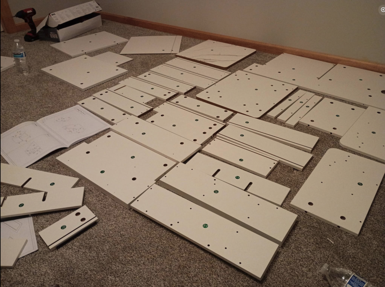 Vanity Assembly before